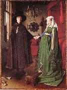 Jan Van Eyck The couple Arnolfinis brollop oil painting artist
